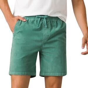 Prana Canyon Camp Short 7" Inseam Men's XL Cove Standard Fit Corduroy Pull On